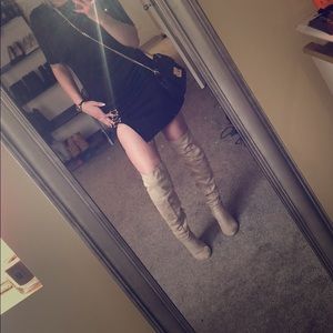 Black t shirt dress by the Kardashian’s size XS